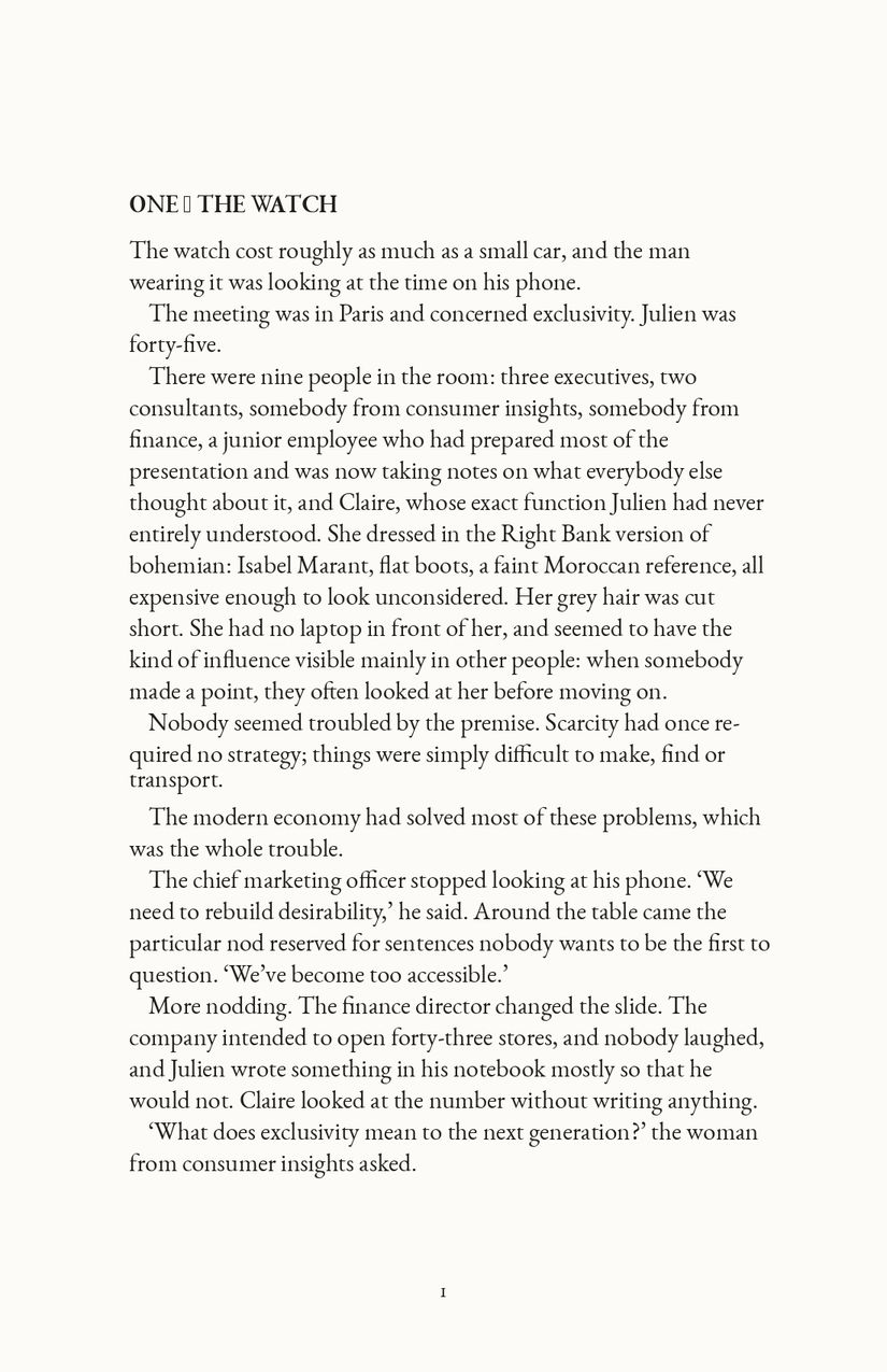 Residual Value, Chapter One, page 1