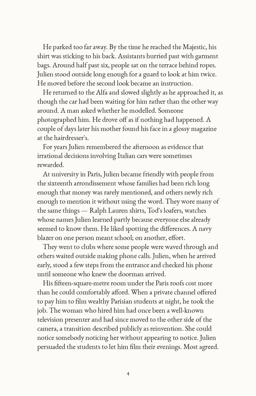 Residual Value, Chapter One, page 4