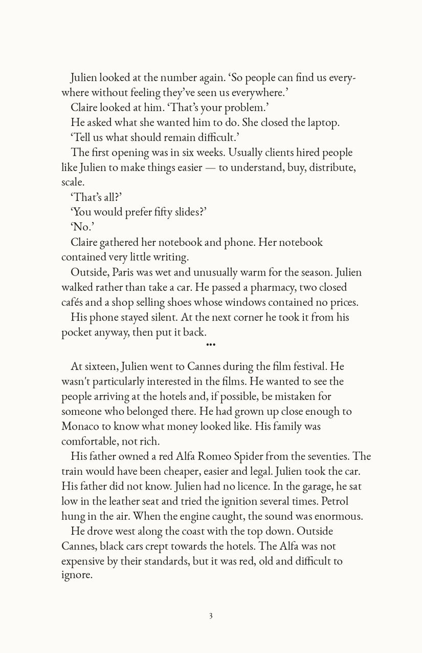 Residual Value, Chapter One, page 3